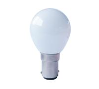 NTYHNFMIH Lanshui, Confezione da 50 lampadine a sfera a LED DC12/24V G35 E12/E14/B15/E17 2W con copertura lattiginosa, luce natalizia(24V White,B15)