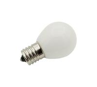 NTYHNFMIH Lanshui, Confezione da 50 lampadine a sfera a LED DC12/24V G35 E12/E14/B15/E17 2W con copertura lattiginosa, luce natalizia(24V White,E17)