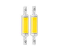 NTZTO Lampadine Alogene 2 Pezzi Superbright Led R7S 15W 25W 40W 50W Faretto Ad Alta Potenza 78Mm118Mm Ac220V Cob Lampadina Tubo Di Vetro Sostituisci Lampada Alogena-Luce Naturale_25W 78Mm