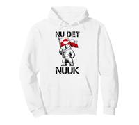 Nu DET Nuuk! Ora Basta! Greenland Flag Polar Bear Felpa con Cappuccio