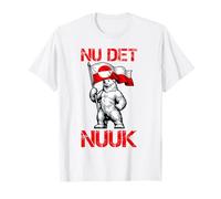 Nu DET Nuuk! Ora Basta! Orso Polare con Bandiera della Maglietta