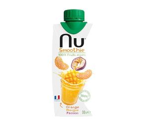 NU Frullati Arancione Mango & Frutto della passione Succo di frutta Smoothie 330ml