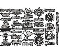 NU METAL completo a forma di RICAMO 10 pezzi/lotto toppe da cucire mix...