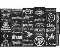 NU METAL completo RICAMO piatto 10 pezzi/lotto mix casuale toppe da cucire...