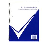 Nu Office - Blocco per appunti formato A5, rilegatura a spirale