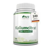 Nu U Nutrition Compresse di citrato di potassio e vitamina C 240 St