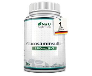 Nu U Nutrition Compresse di glucosamina solfato 1500 mg 2KCl 365 St