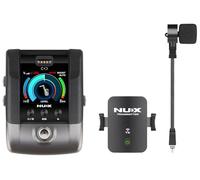 NU-X | B-6 Pro Wireless Saxophone & Trumpet Microfono System | Audio digitale professionale 2.4GHz con trasmettitore ricaricabile, loop effetti, sintonizzatore e preset EQ