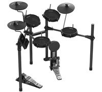 NU-X | DM-110 Batteria digitale compatta elettrica con teste a rete e interfaccia audio USB Bluetooth App Drum Touch per editing profondo pad a doppia zona e grancassa ideale per tutti i livelli