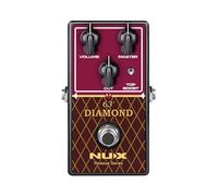 NU-X | Il pedale Diamond Reissue Serie 63 | Emula il classico amplificatore britannico con valvola di da 30 Watt Overdrive Sound con facilità, imita la funzionalità dell'amplificatore