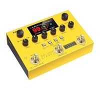 NU-X Pedale stereo Dual Loop | Looper multi-effetto per chitarra, basso e voce con drum machine, registrazione USB, MIDI e interruttore a pedale per esibizioni dal vivo
