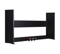 NU-X Supporto in legno di alta qualità con sistema a 3 pedali integrato per pianoforti digitali NU-X NPK-10 e NPK-20 | Supporto robusto ed elegante con elegante finitura nera