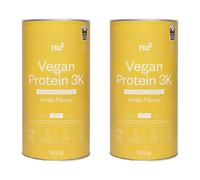 Nu3 Clean Vegan Protein 3K Vanille 2x500 g Polvere