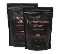 nu3 Performance Whey Probierpaket Cioccolato + Fragola 2x1000 g Polver