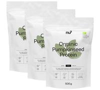 nu3 Proteine di semi di zucca bio 3x500 g Polvere