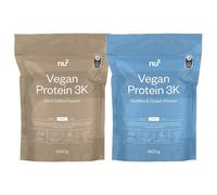 nu3 Vegan Protein 3K Caffè freddo + nu3 Vegan Protein 3K Cookies & Cre