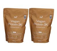 nu3 Vegan Protein 3K Cioccolato 2x1000 g Polvere