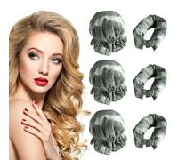 NuAngela Bigodino Fascia Capelli, Bigodino Lungo per Boccoli, Bigodino Fascia Capelli,Heatless Hair Curler,Styling Fai da Te per Capelli Corti e Lunghi