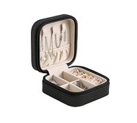 NuAngela Piccolo Portagioie da Viaggio, Portagioie da Donna, Bellissimo Portagioie, mini Scatola Portaoggetti in Pelle PU, Collana da Donna Orecchini Anello Accessori Portagioie Portagioie