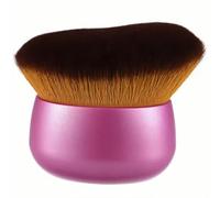 NUANJUYU Pennello kabuki extra large da 75 mm, per trucco viso o corpo, manico ovale, utilizzato con crema liquida o fondotinta per fornire un'applicazione più uniforme e bella, uso bagnato e asciutto
