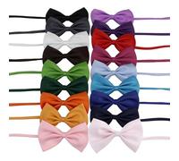 nuanzhiyuan Papillon per bambini, ragazze, ragazzi, pre-annodato, per matrimonio, tinta unita