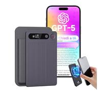 NUASI Registratore Vocale AI con Memoria 64GB - Trascrizione e Riassunto Automatico, Oltre 80+ Lingue, Registratore Digitale Professionale per Riunioni/Lezioni/Interviste, Controllo App, con Custodia