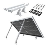 NuaSol Set di montaggio per centrali elettriche da balcone | 2 pezzi supporto pannello solare | supporto per pannello solare | 30°-60° | regolabile individualmente | set di viti e dadi | supporto