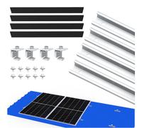 NuaSol Staffa per pannello solare Montaggio su tetto in lamiera grecata