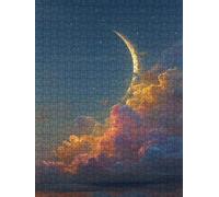 Nube Luna Puzzle 6000 Pezzi, 3D Puzzle per Adulti Impegnativo, Educa Puzzles Artistico, Divertente E Stimolante Puzzles Decorativo per La Famiglia, Regalo e Decorazione Pareti FNKL6-1164