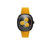 Nubeo Orologio automatico da uomo Tri-Star Orbit 46mm in edizione limitata con cinturino in gomma NB-6116, Cinturino