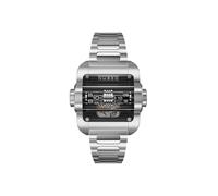 Nubeo Orologio da uomo 43,5 mm Continuum automatico con cinturino in gomma NB-6137, Ombra d'argento, Bracciale