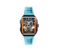 Nubeo Orologio da uomo 44 mm Space Maven Automatic Limited Edition con cinturino in silicone NB-6077, Nettuno Blu