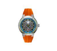 Nubeo Orologio da uomo 50mm Orbiter Automatic Limited Edition con cinturino in silicone NB-6117, Fiammata solare