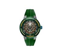 Nubeo Orologio da uomo 50mm Orbiter Automatic Limited Edition con cinturino in silicone NB-6117, Verde asteroide
