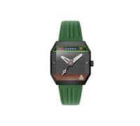 Nubeo Orologio da uomo Atari 2600 da 42 mm, automatico, edizione limitata, con cinturino in gomma, NB-6123, Arcade Foresta