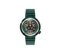 Nubeo Ventana Orologio automatico Atari Gamestation Pro da uomo con cinturino in gomma 48 mm NB-6125, Bracciale