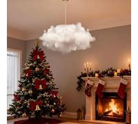 Nubi artificiali 3D da appendere per decorazione del soffitto, ornamenti realistici a forma di nuvola per matrimonio, festa di Natale, scenografia fai-da-te, Halloween e decorazione della casa