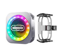 Nubia 6 Pro Magnetico Raffreddamento Telefono per Gaming, 30W Ventola di Raffreddamento Con Clip Supporto per Magic Arm e Treppiedi, Dissipatore Grafene Luce RGB per iPhone/Android Smartphone Cooler