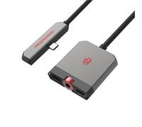 nubia RedMagic - Adattatore 2 in 1 da USB C a 3 5 jack per cuffie con ricarica rapida PD, tipo C su Aux, connettore jack splitter per Samsung Galaxy S24/S23/S22 iPad Pro Air Pixel 8