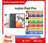Nubia Pad Pro Ai Pad Snapdragon 8 Gen 3 Display a LED da 10,9'' 144Hz Batteria da 10100Mah 66W Ricarica rapida Bluetooth 5.3