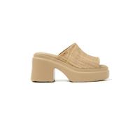 Nubikk Venga Slide Beige Raffia Taglia: 41 | Infradito Outlet | Donna | Marrone