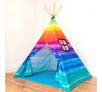 Nubuni Tenda Indiana Teepee Bambini | Tenda Gioco Bimba | Tappetino E Borsa Trasporto