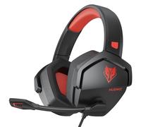 NUBWO Cuffie Gaming per PS4, PS5, PC, Xboxone, Cuffie con Microfono Over-Ear con Cancellazione del Rumore per Computer Portatili NS Games - Rosso