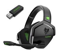 NUBWO G06 - Cuffie da gioco con microfono per PS5, PS4, PC, mobile: 2,4 GHz wireless + Bluetooth, batteria da 100 ore, driver da 50 mm, verde