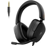 NUBWO HG04L Cuffie Gaming per PS5/PS4, Xbox Series X|S/Xbox One, Switch - Leggere 250g, Microfono Unidirezionale Clear, Paraorecchie in Memory Foam Morbido, Jack da 3,5mm per Gaming e Lavoro (Nero)