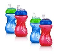 Nuby - 2 coppette anti-rovesciamento con presa facile, 283,5 ml