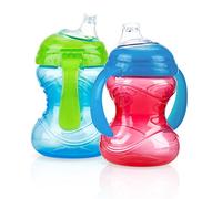 Nuby 2-pack no-spill clik-it tazza con beccuccio, 283,5 gram, i colori possono variare