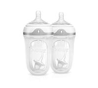 Nuby 360 - Biberon in silicone, 2 pezzi