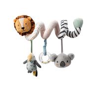 Nuby- Animal Adventures Activity Spiral - Interactive Pram Toy with Sensory Toys | Suitable from Birth Giocattolo di attività Carrozzina, Colore Avventure, Taglia Unica, 89075