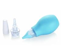 Nuby - Aspiratore nasale - Naso per bebè 2 in 1 con auricolare - Blu